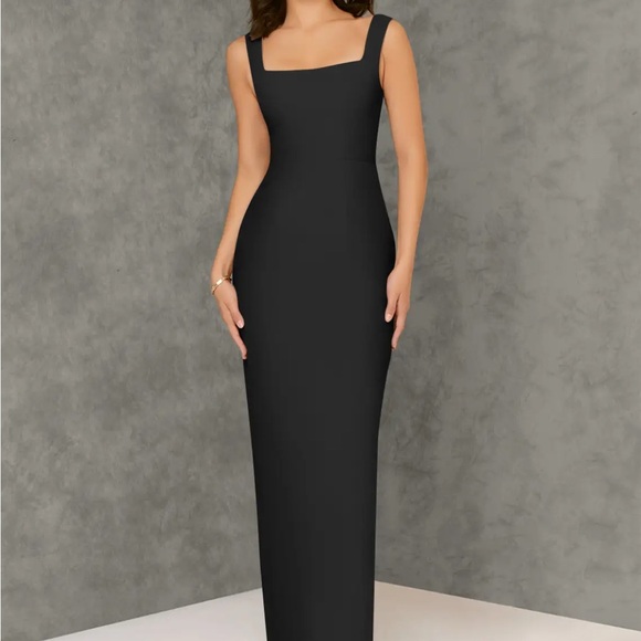 Azazie Dresses & Skirts - Azazie Black Maxi Dress